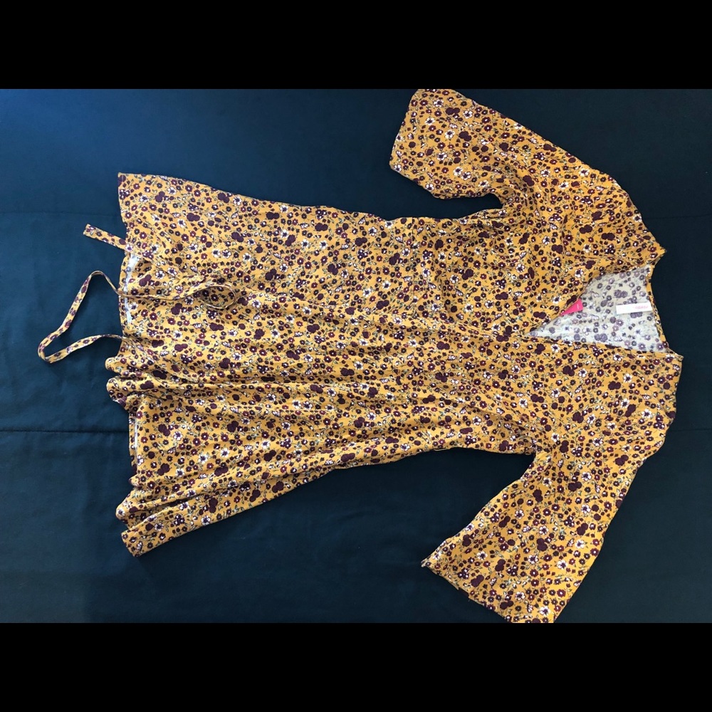 Yellow Floral Dress